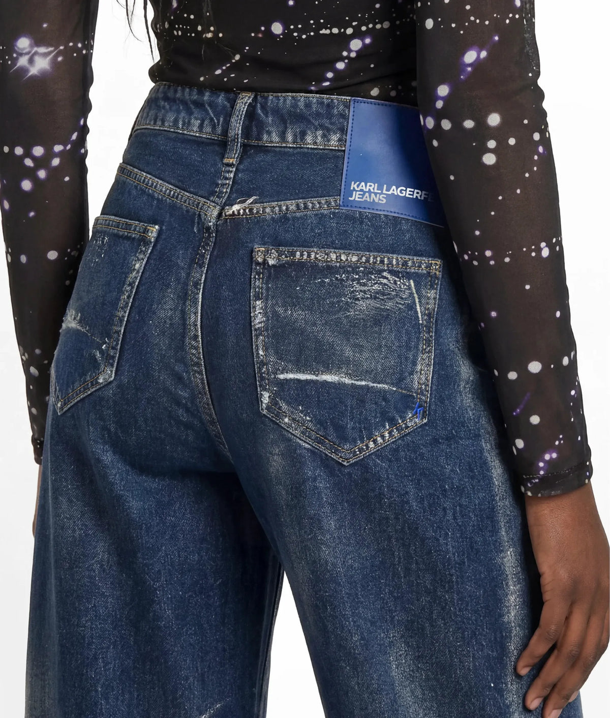 Utility mid-rise relaxed jeans