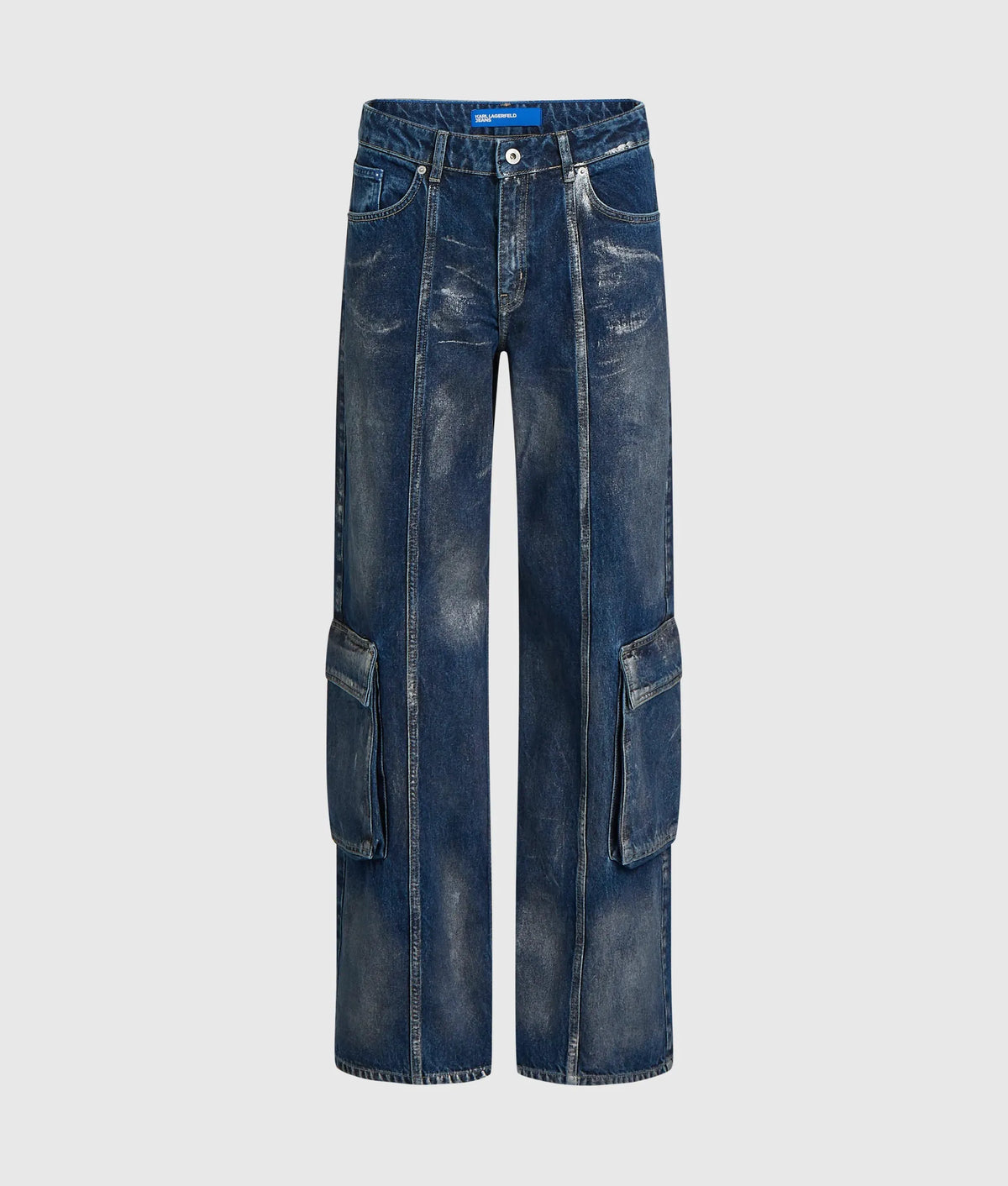 Utility mid-rise relaxed jeans