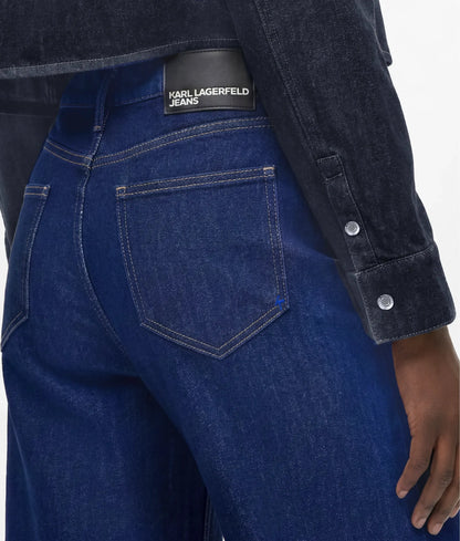 Glitter high-rise relaxed jeans