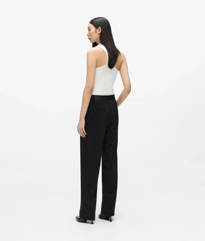 Rhinestone tailored pants