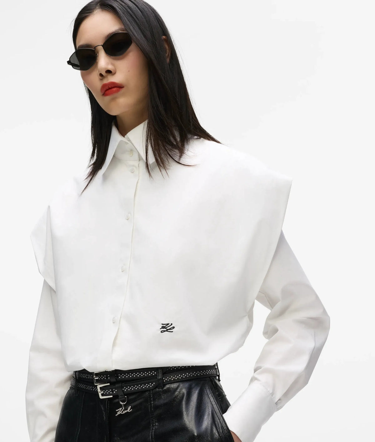 Shoulder detail shirt