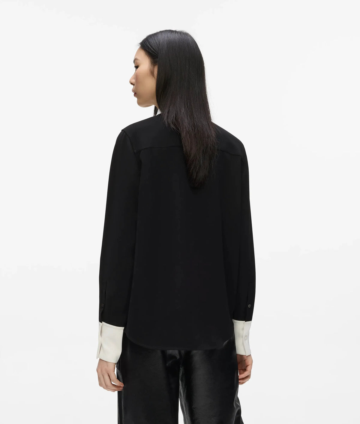 Contrast Karl letter shirt