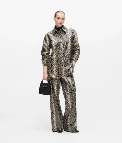Faux-python overshirt
