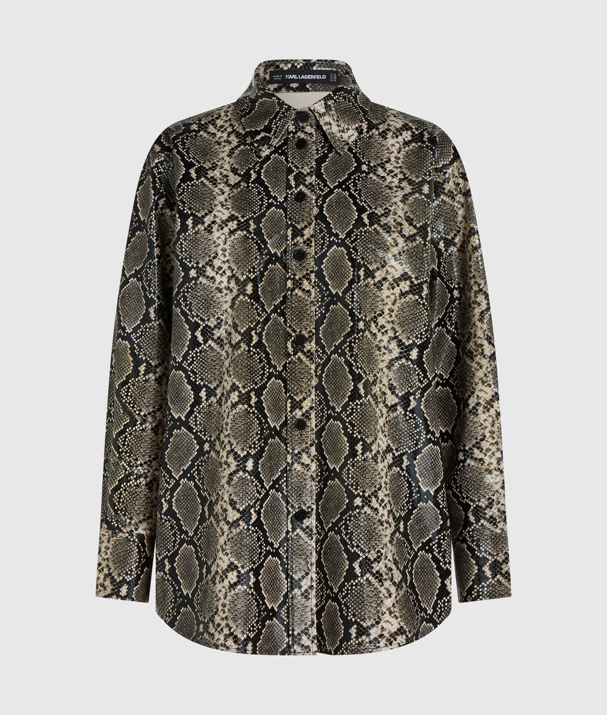 Faux-python overshirt