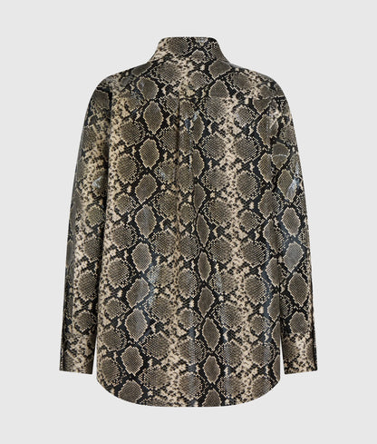 Faux-python overshirt