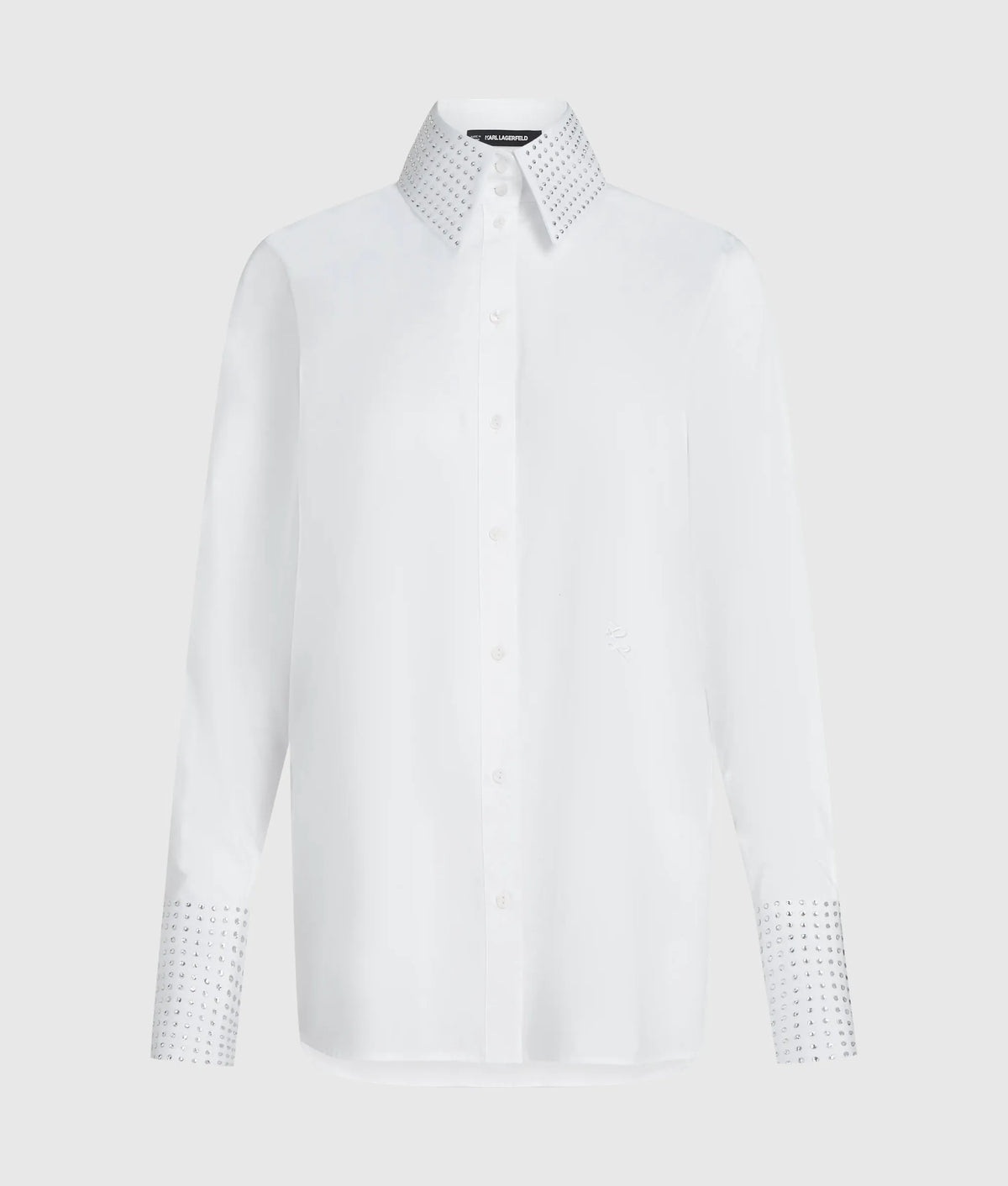 Rhinestone buttoned shirt