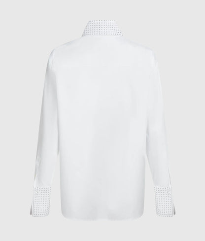 Rhinestone buttoned shirt