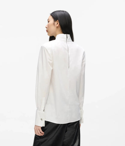 High neck blouse