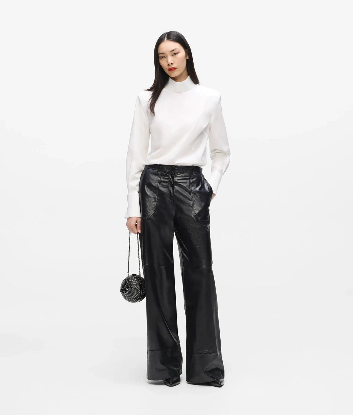 High neck blouse