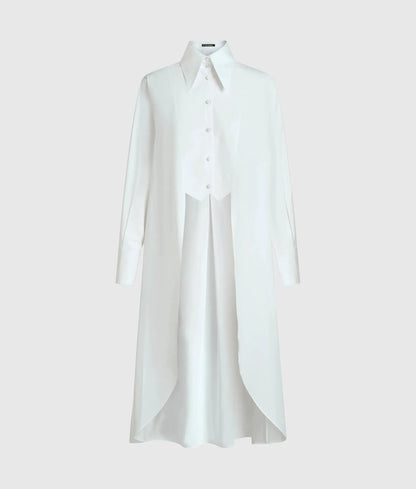KL Studio layered long shirt
