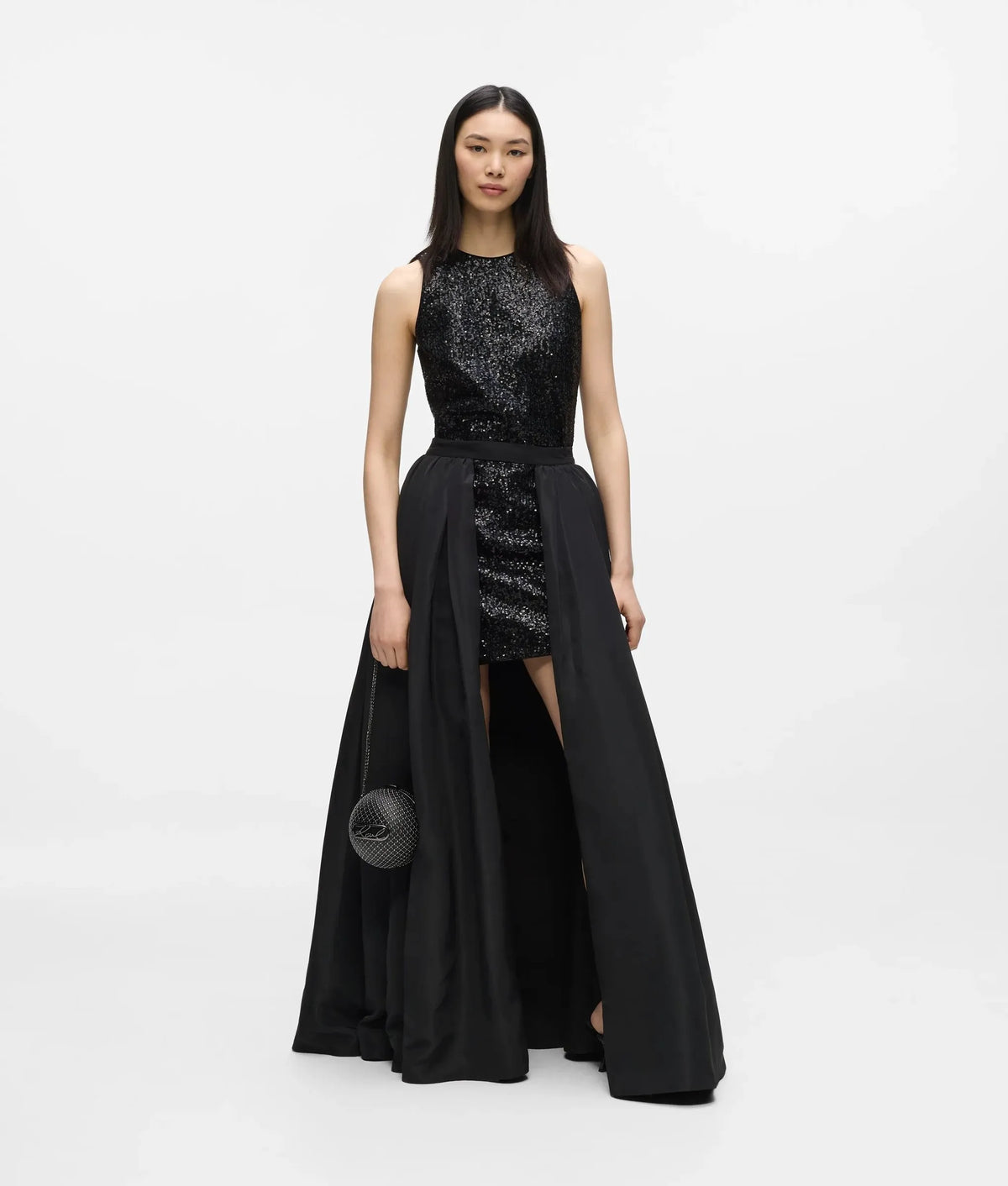 Transformable sequin dress