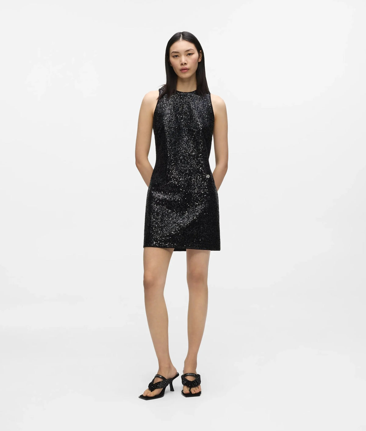 Transformable sequin dress
