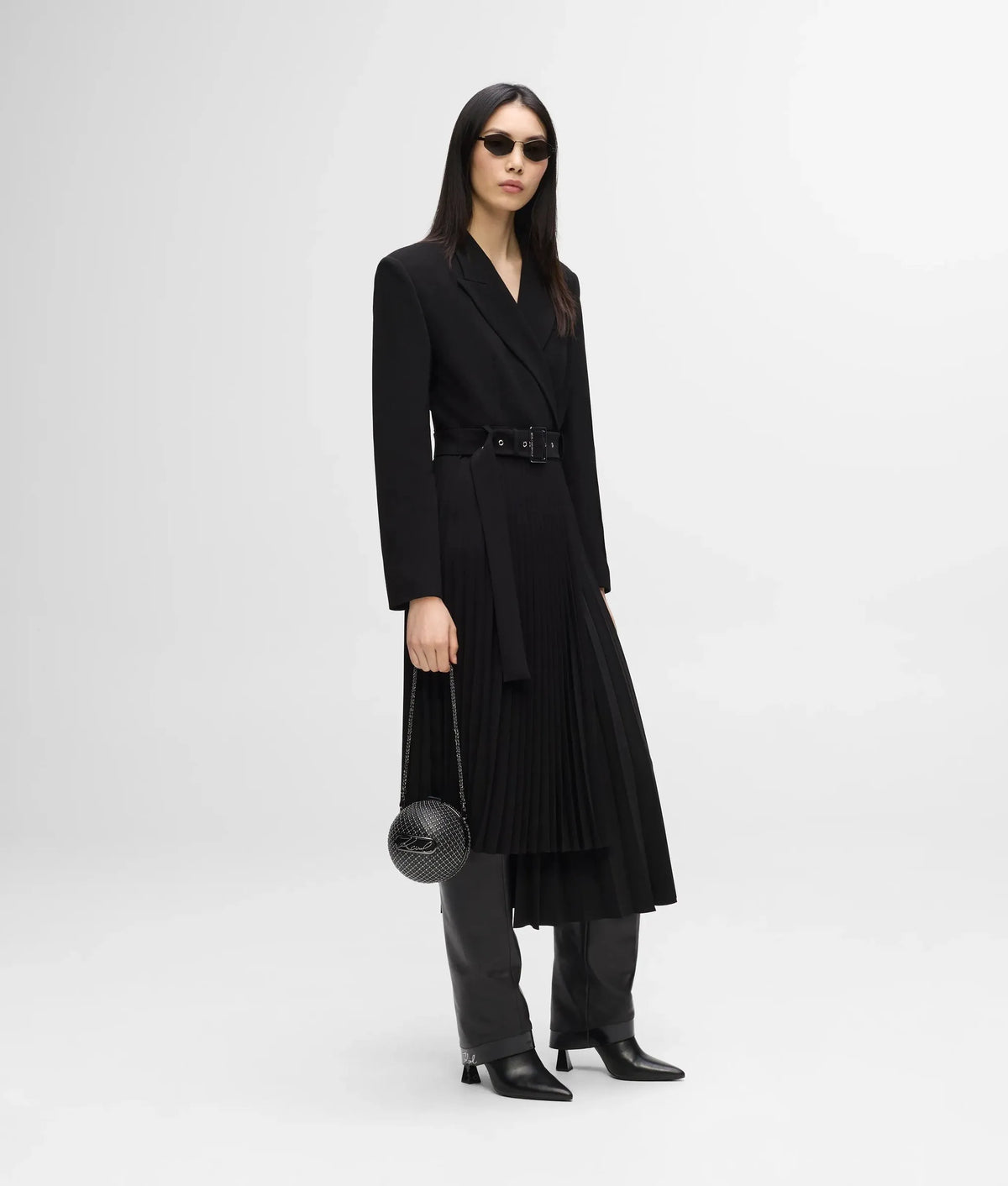 Asymmetric tailored dress