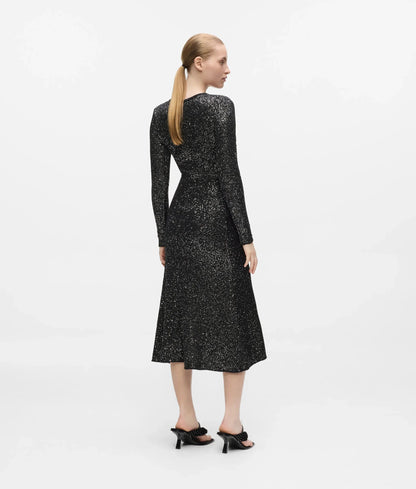 Sequin knitted dress