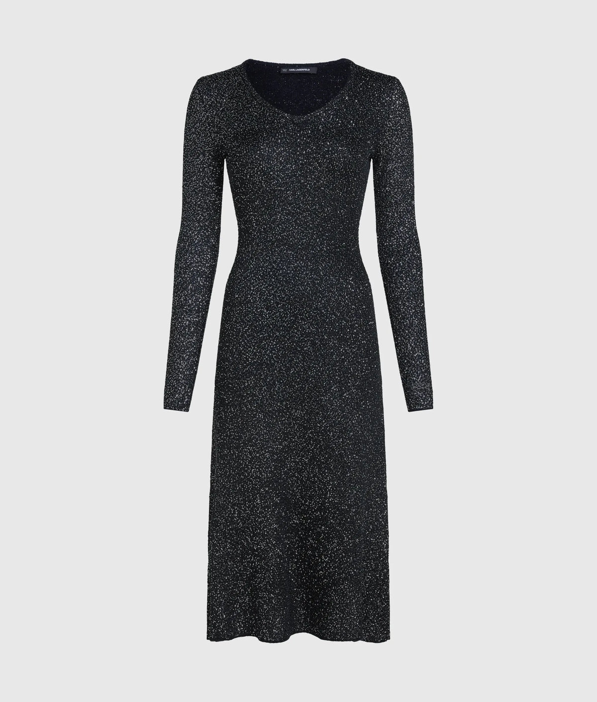 Sequin knitted dress
