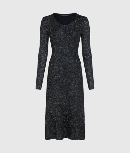 Sequin knitted dress