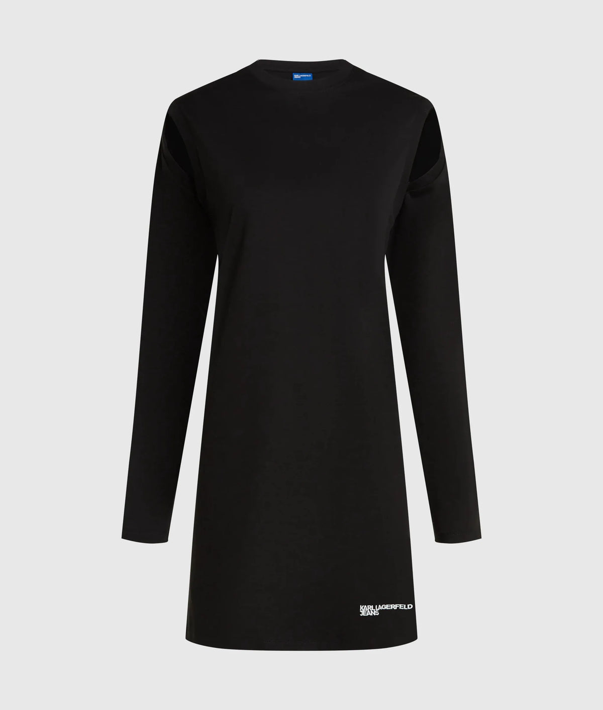 Cut-out jersey dress