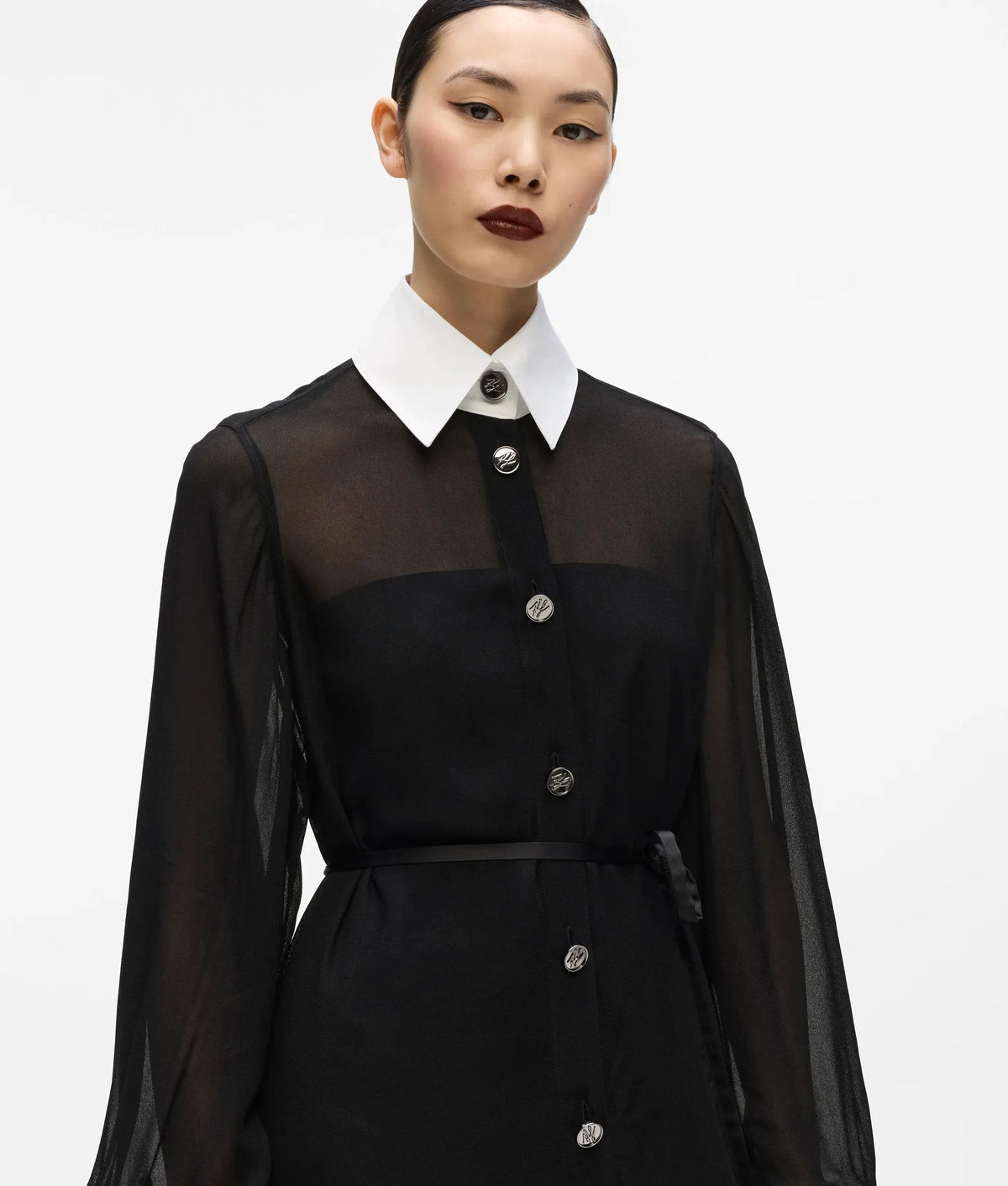KL Studio georgette shirt dress