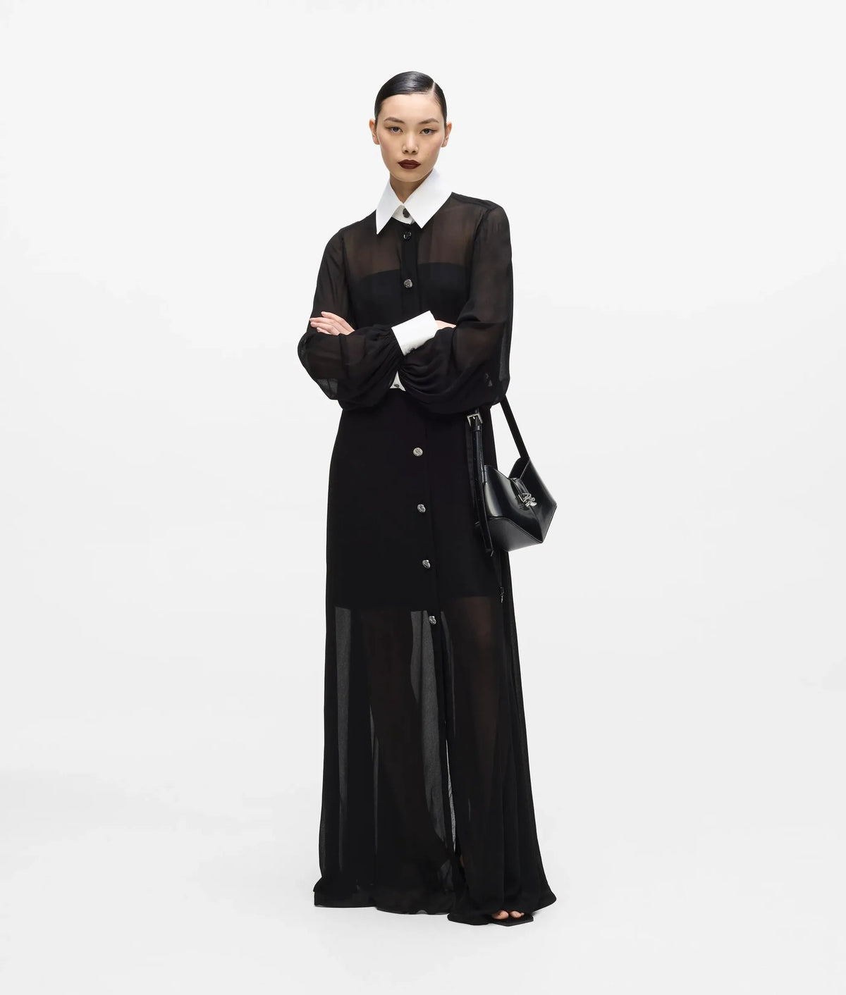 KL Studio georgette shirt dress