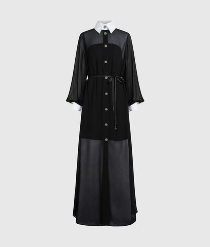 KL Studio georgette shirt dress
