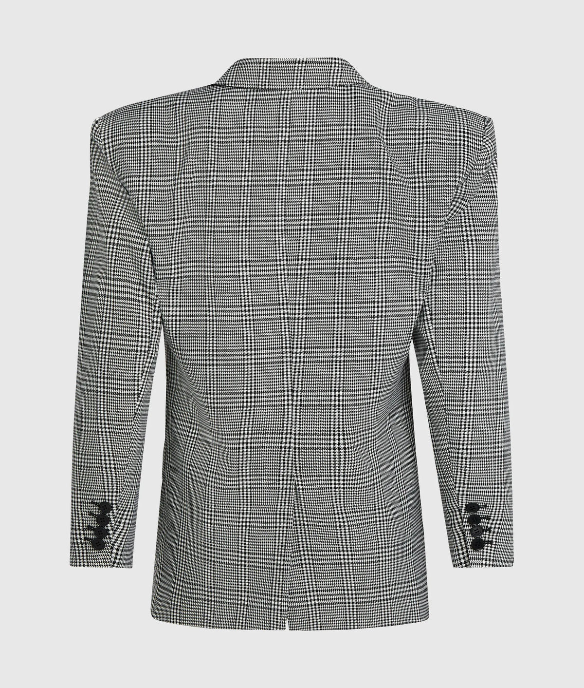 Structured checked blazer