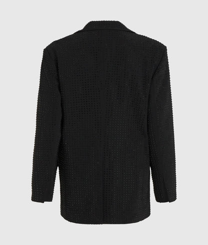 Rhinestone tailored blazer