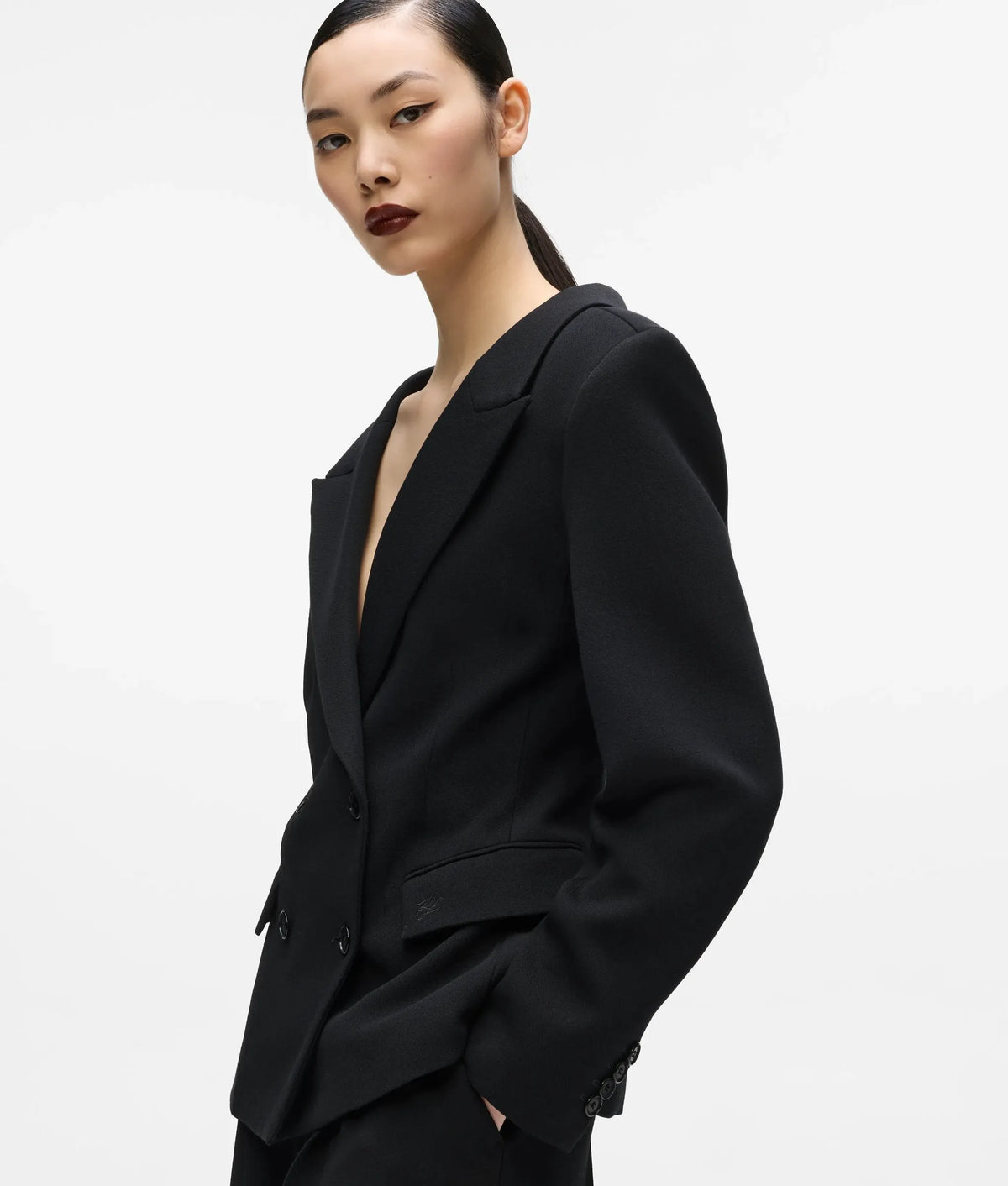 KL Studio wide shoulder blazer