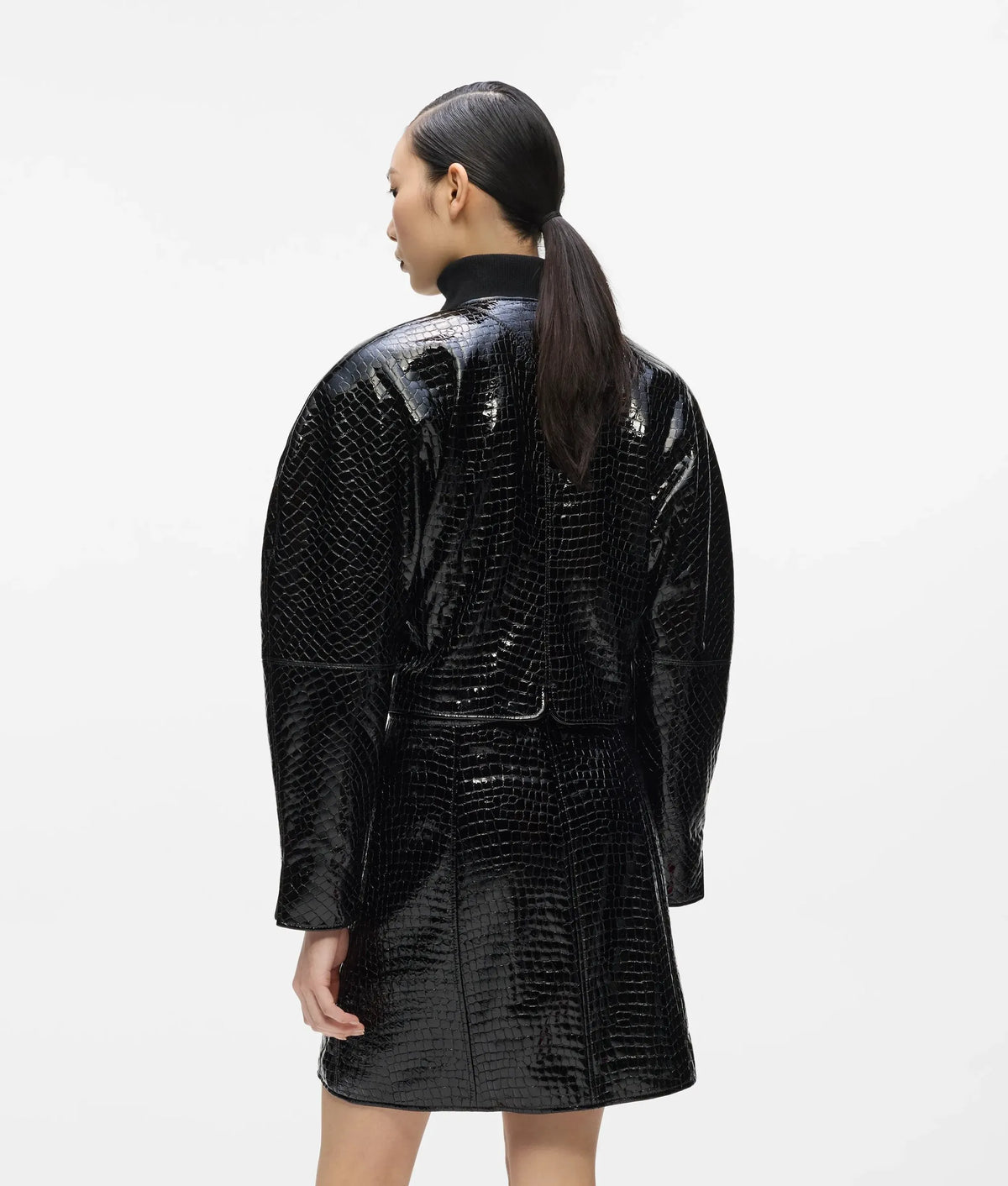 KL Studio croco leather jacket