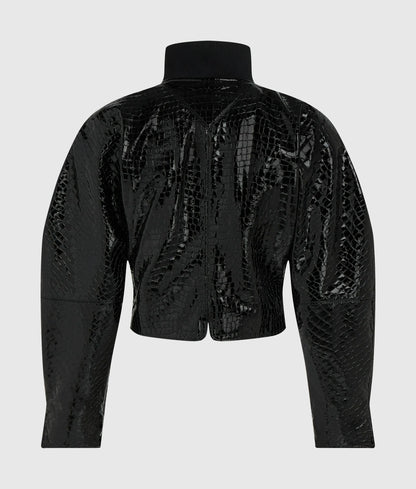 KL Studio croco leather jacket