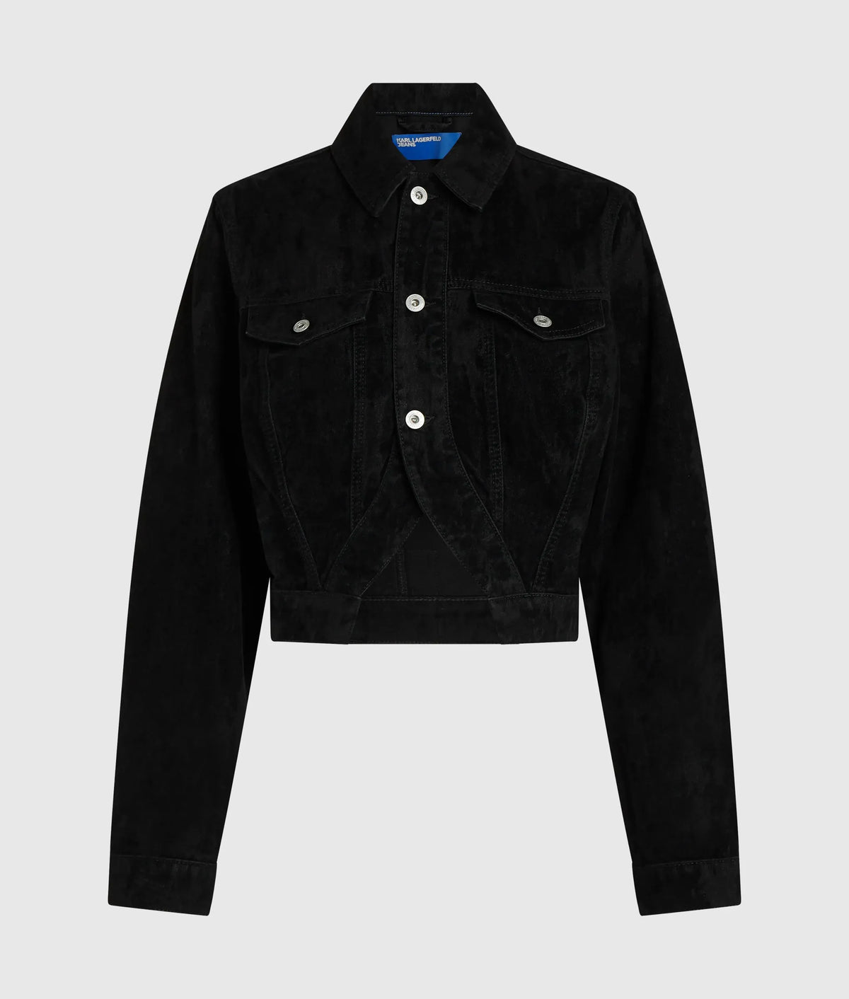 Velvet denim jacket
