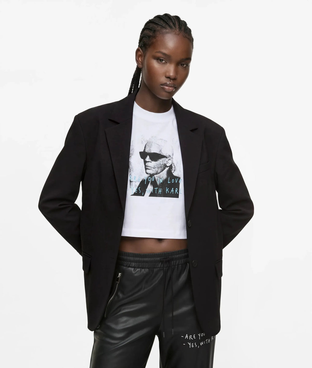KLJ X Pietro Terzini oversized boxy blazer