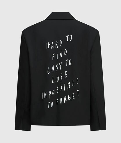 KLJ X Pietro Terzini oversized boxy blazer
