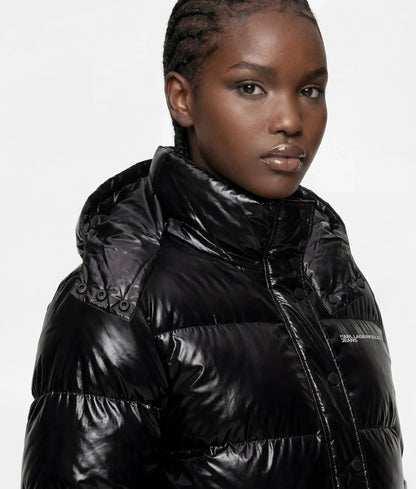 Shiny puffer jacket
