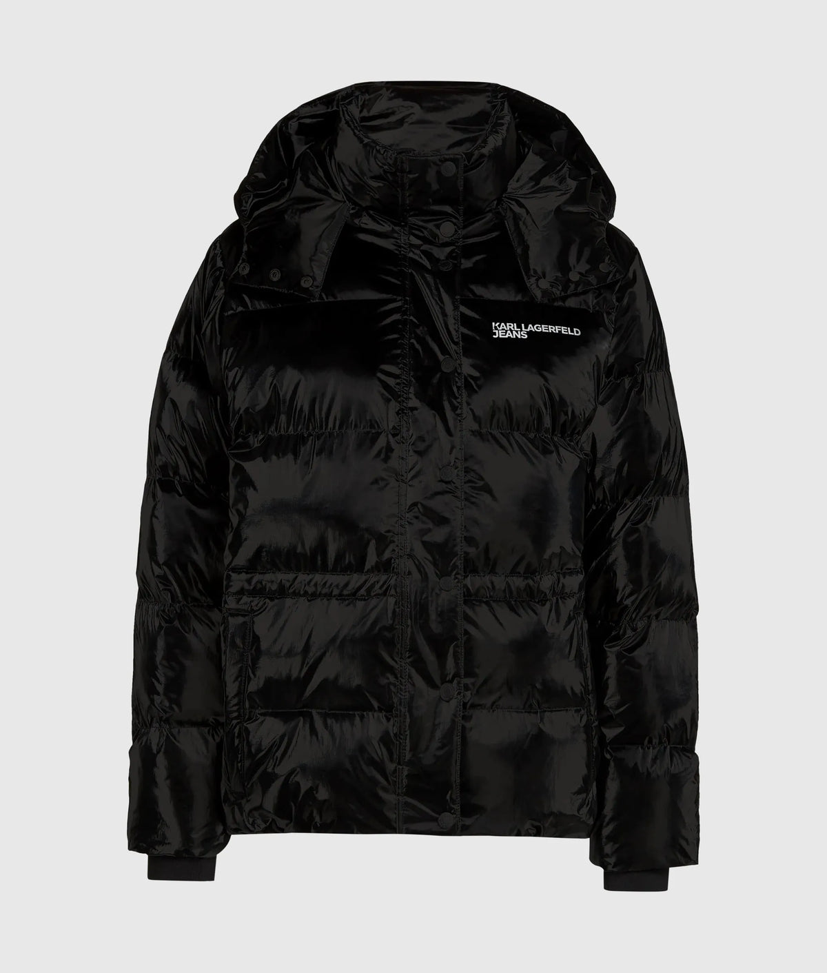 Shiny puffer jacket