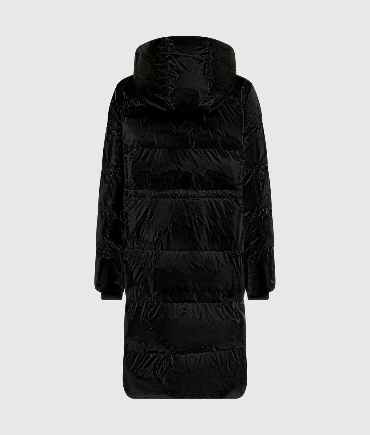 Long shiny puffer jacket