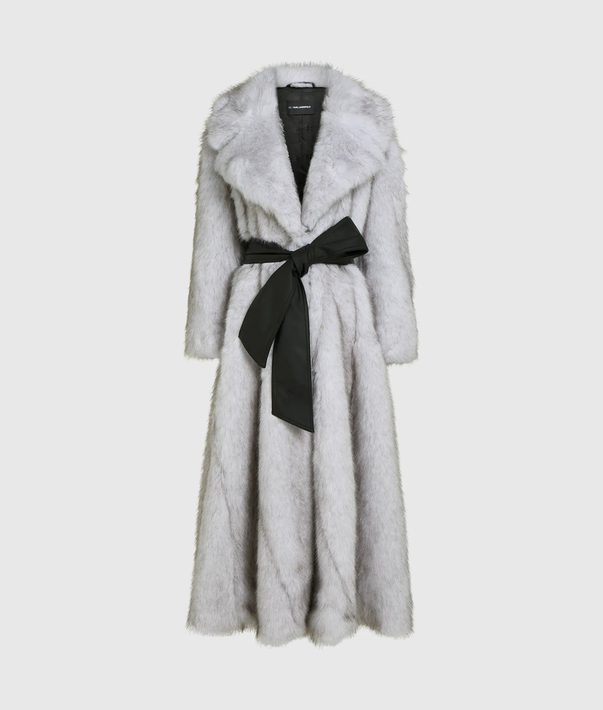 KL Studio long faux fur coat