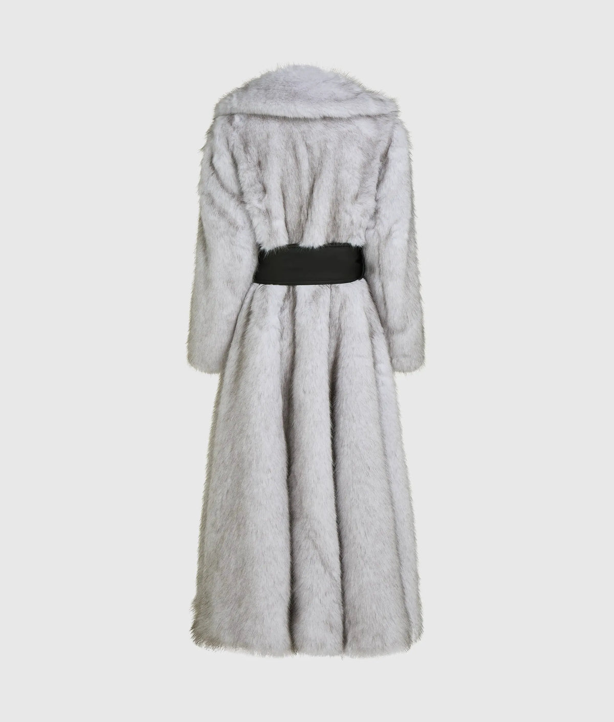 KL Studio long faux fur coat