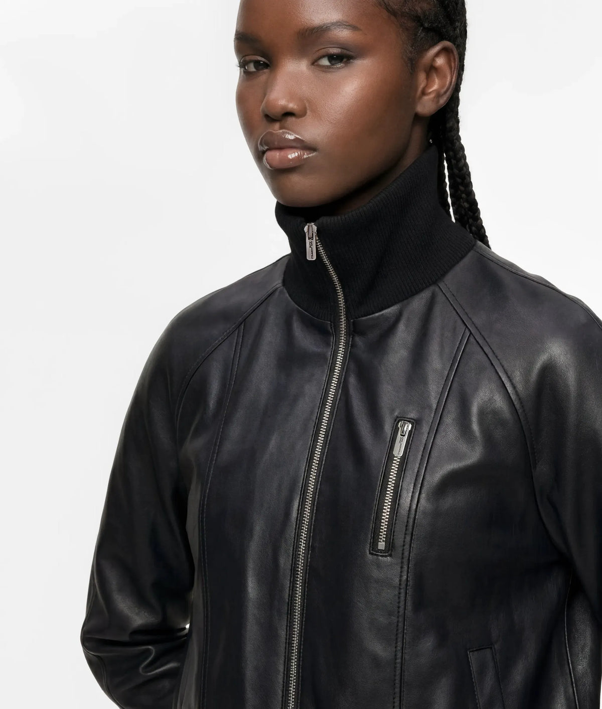 KLJ X Pietro Terzini faux-leather jacket