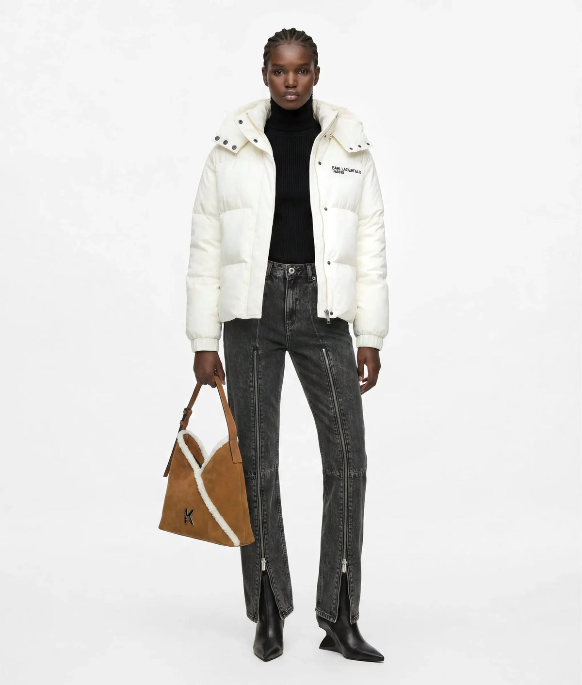 Logo puffer jacket
