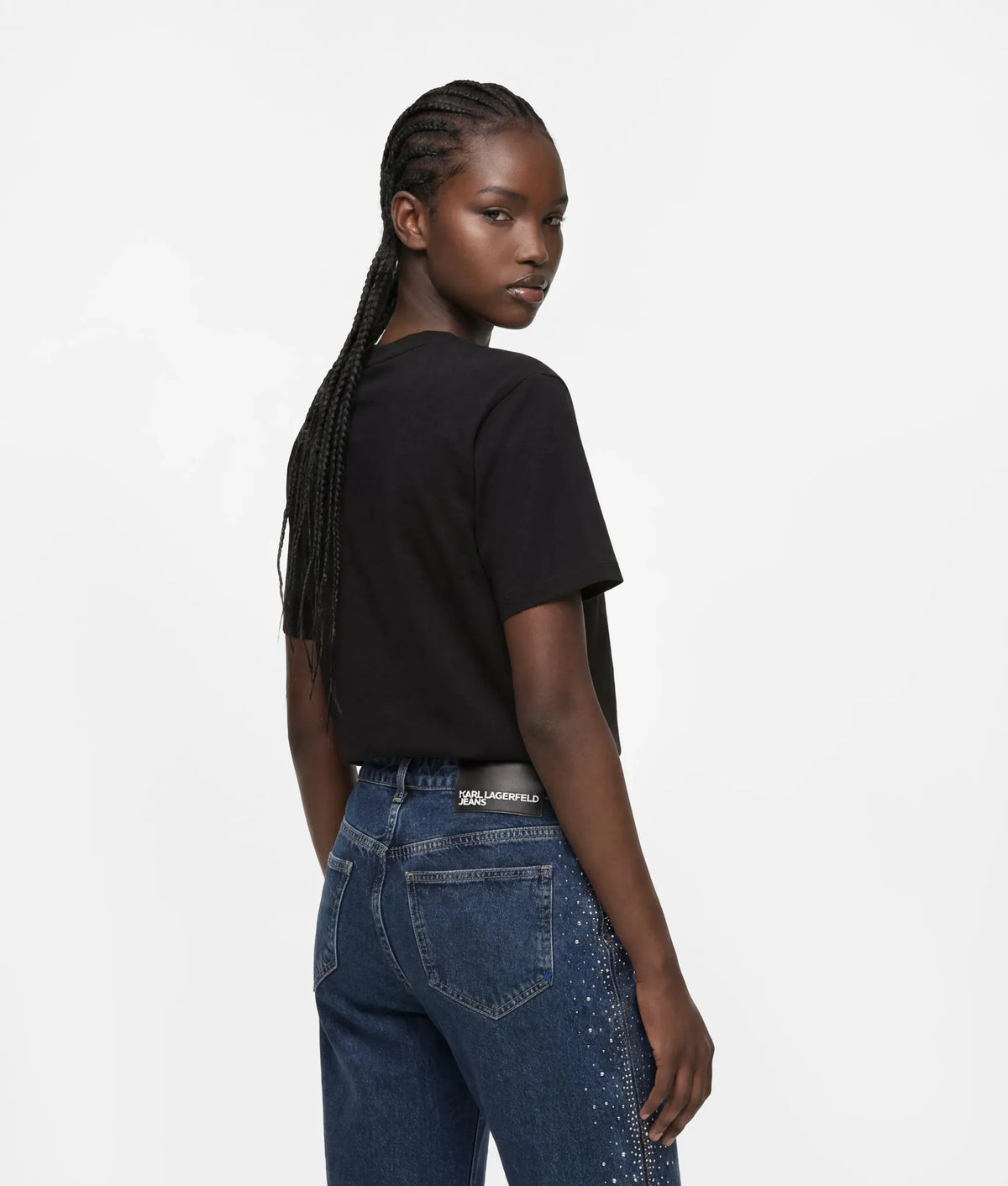 Tied-hem T-shirt