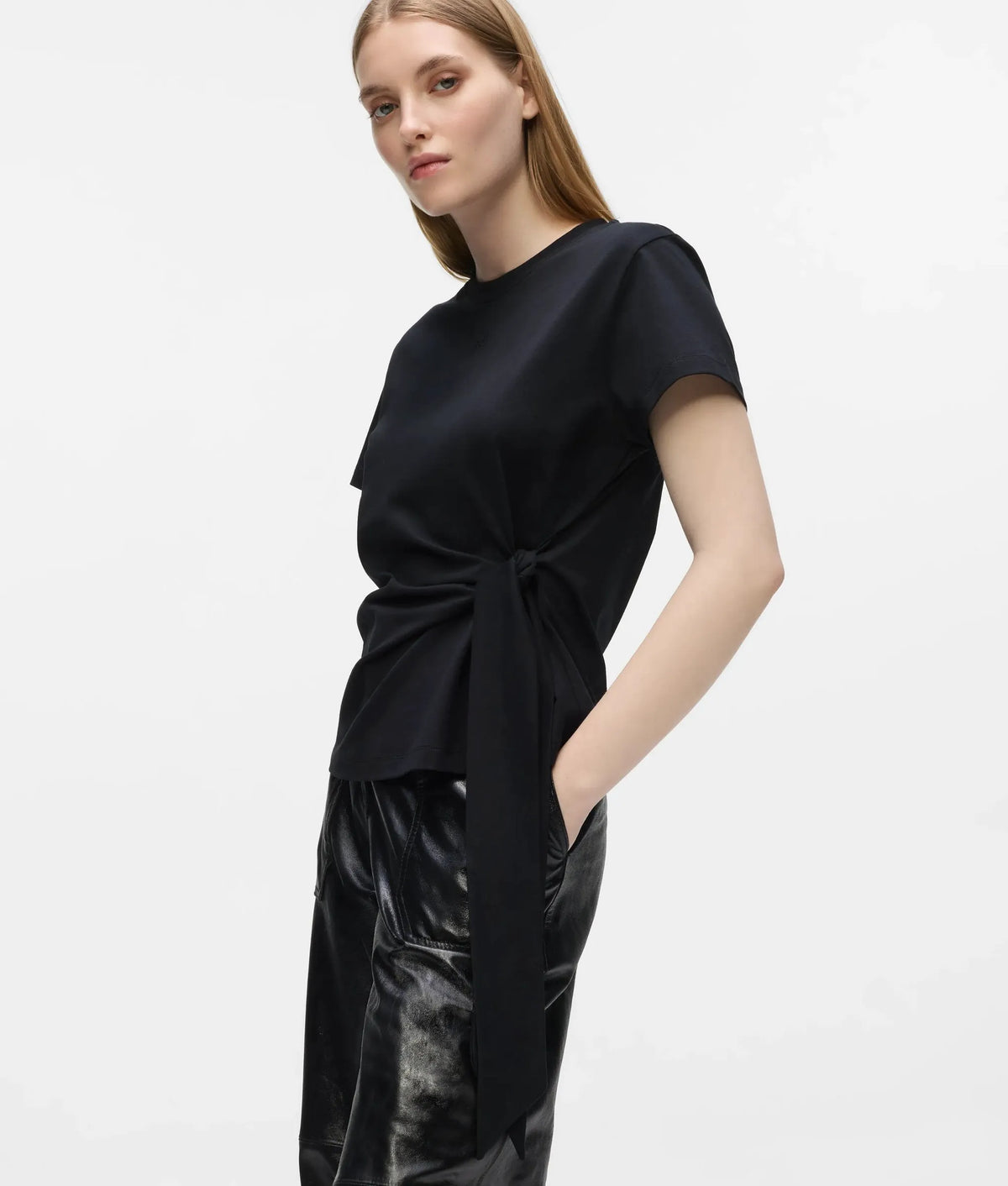 Knot detail T-shirt