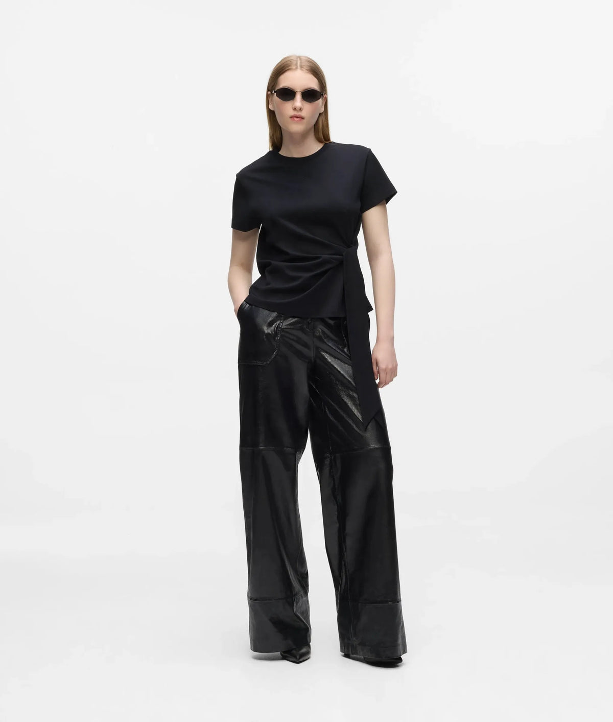 Knot detail T-shirt