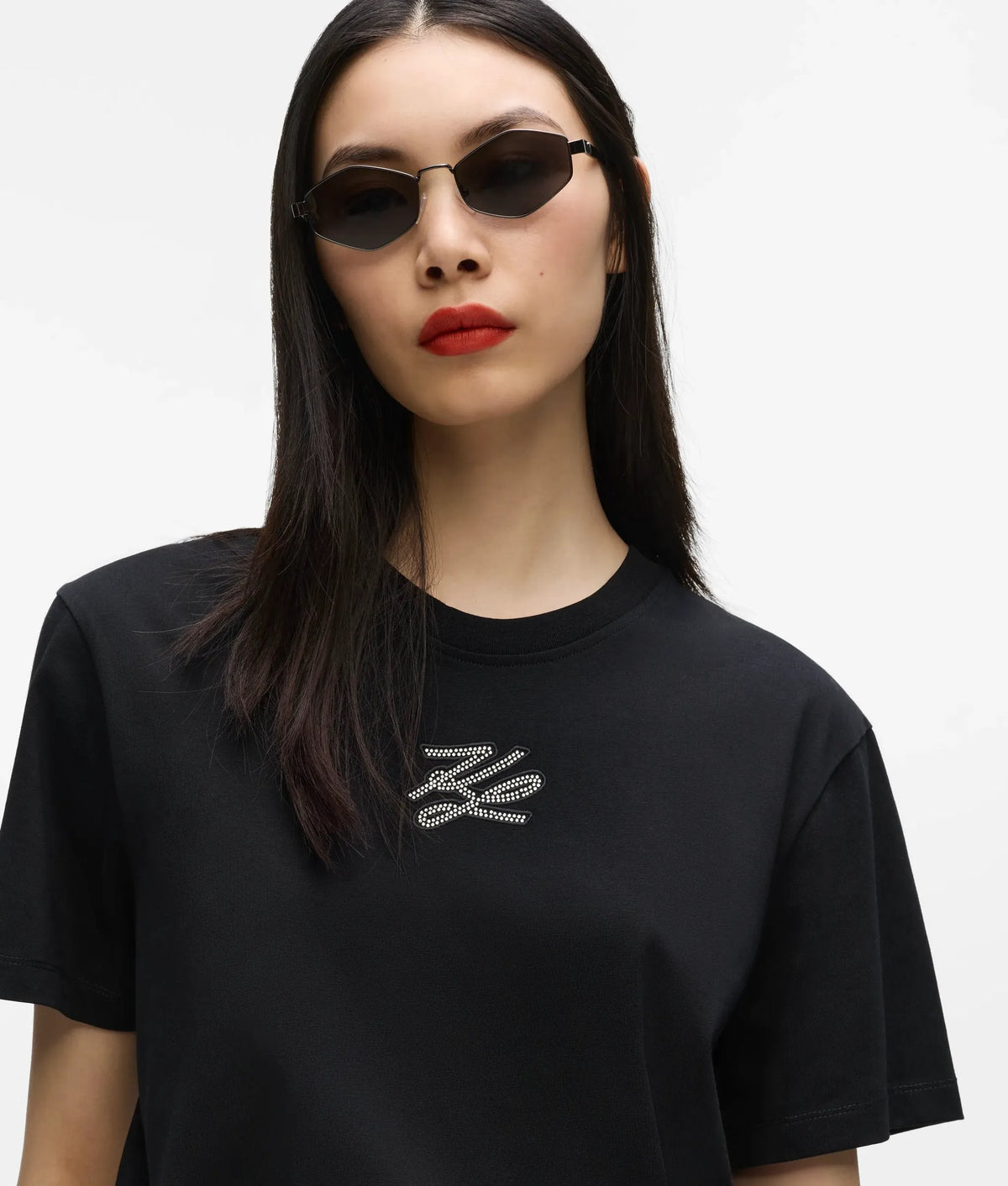 Rhinestone Autograph T-shirt