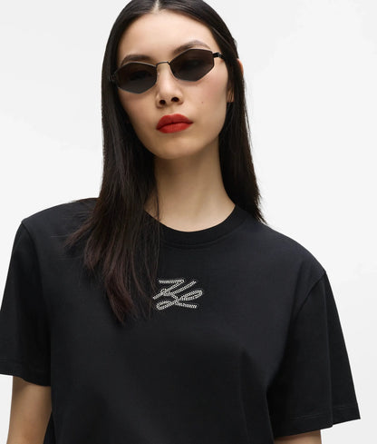Rhinestone Autograph T-shirt