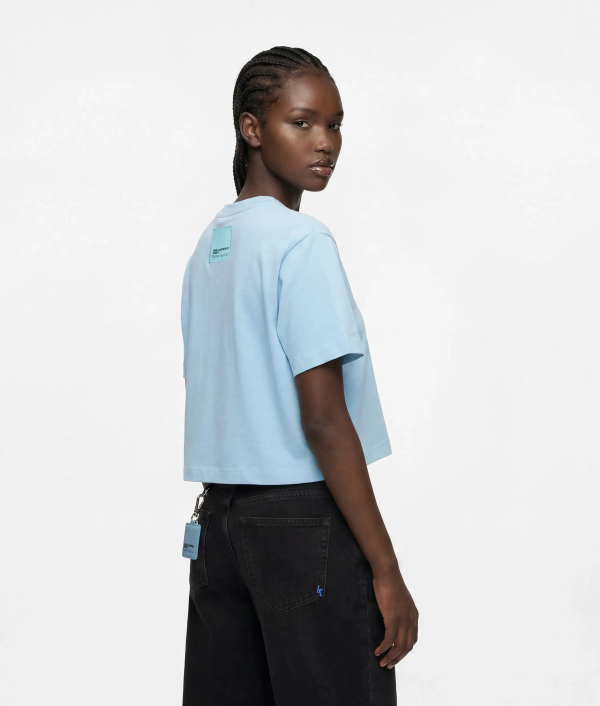 KLJ X Pietro Terzini cropped T-shirt