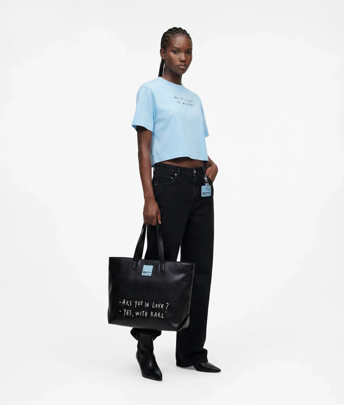 KLJ X Pietro Terzini cropped T-shirt