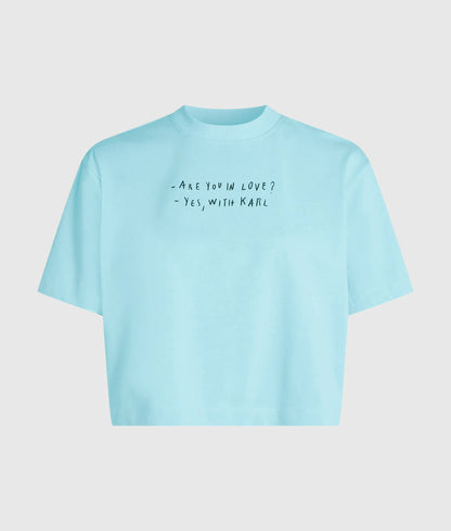 KLJ X Pietro Terzini cropped T-shirt