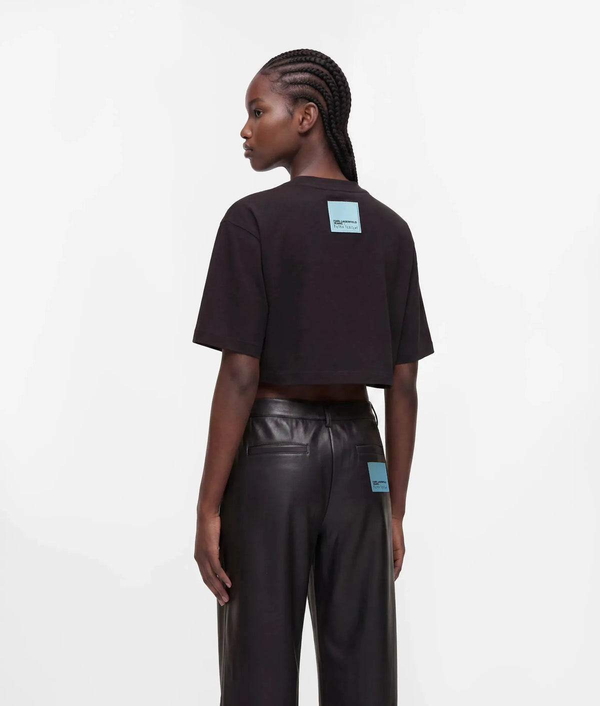 KLJ X Pietro Terzini cropped T-shirt