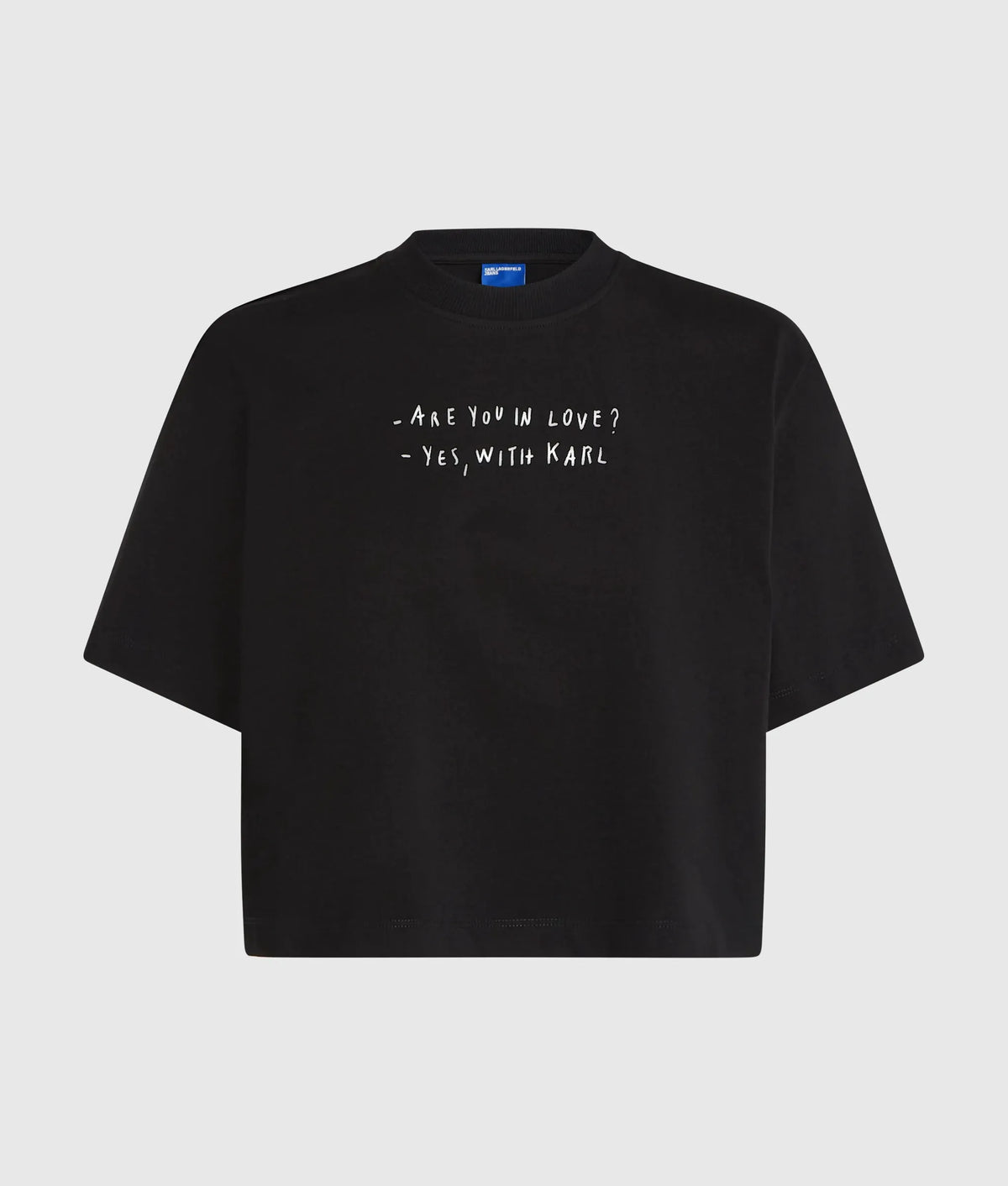 KLJ X Pietro Terzini cropped T-shirt