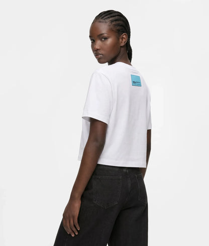 KLJ X Pietro Terzini cropped Karl T-shirt